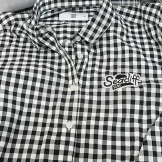 Men's Cargo Crew Black and White Dress Shirt